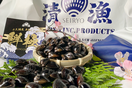 十三湖産 大和しじみ -鮮極- 大貝 1kg (500g×2パック) [0924]