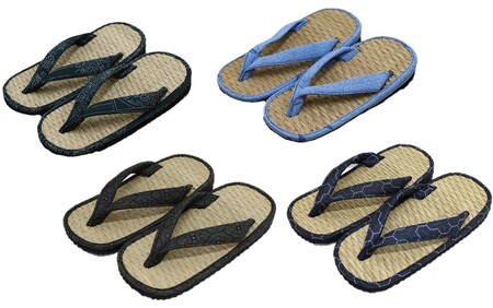 呉服屋さんの七島イ雪駄（男性用フリーサイズ）_29217A