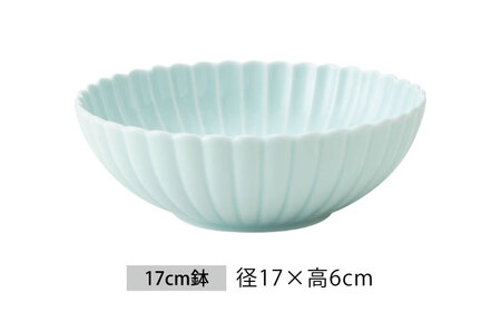 【美濃焼】菊型 鉢セット 青磁【大東亜窯業】 食器 ボウル 鉢 小鉢 セット サラダ デザート メインディッシュ シンプル [MAG084]