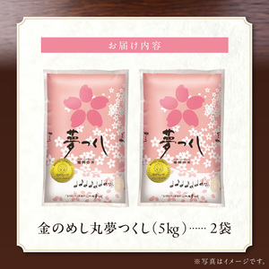 金のめし丸夢つくし 10kg（5kg×2袋） 令和7年産_ 白米 お米 〔Gr042〕