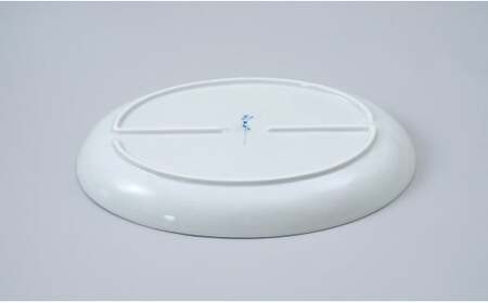 有田焼 染付曇立涌紋楕円皿【中山陶和堂】食器 うつわ 器 磁器 陶磁器 皿 楕円皿 手描き 染付 ブルー ワンプレート カレー パスタ A50-269