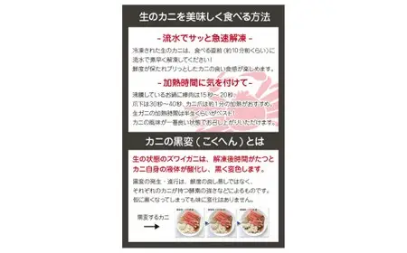 カット生ずわい蟹500g [024-a027_fn]