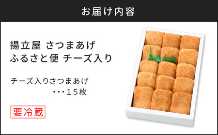 【5営業日以内に発送】 揚立屋 さつまあげ ふるさと便 チーズ入り K197-004 スピード配送 最短 すぐ届く お急ぎ