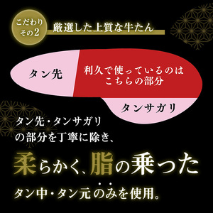 【 特別寄附額 】 牛タン 400g ( 100g × 4個 ) セット ご飯がすすむおかず部門第1位 利久