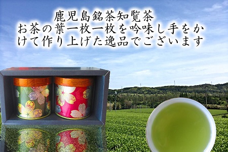 【片野坂製茶】知覧茶　煎茶　沙羅缶ギフト【1185779】