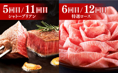 【全12回定期便】博多和牛 食べ比べ 4人前 [ABCL159]