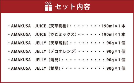 天草のフルーツを使用したジュースとゼリーセット！AMAKUSA JUICE・JELLYセット