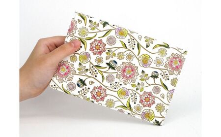 【文庫屋大関】パーソナルホルダー　ダリア＜ベリーピンク＞【皮革工芸品】 民芸品 雑貨 日用品 文房具 革小物 牛革 ファイル ケース 
