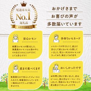 皮まで美味しい無農薬レモン 約2kg【栽培期間中農薬不使用】