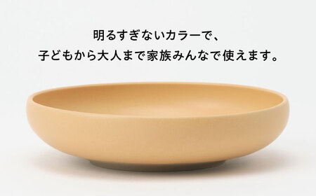【美濃焼】 rakko bowl だいだい S･L 2点セット 【rakko】 ボウル 子ども 食器[TDF004]