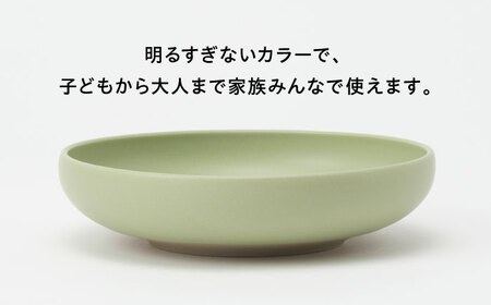 【美濃焼】 rakko bowl みどり S･L 2点セット 【rakko】 ボウル 子ども 食器[TDF005]