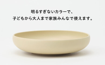 【美濃焼】 rakko bowl くりーむ S･L 2点セット 【rakko】 ボウル 子ども 食器[TDF006]