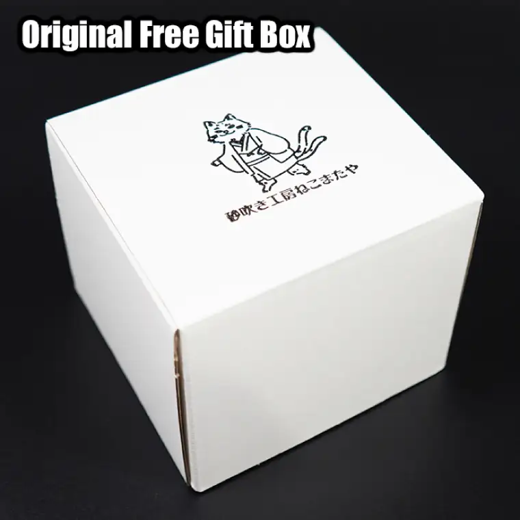 和柄　猫　ロックグラス（HW-5）