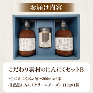 こだわり素材のにんにくセットB