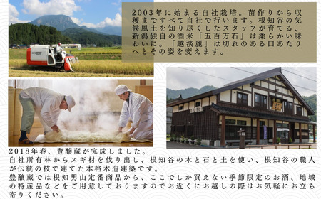 日本酒 飲み比べ 蔵元分離酵母仕込 720ml×2本 根知男山 花酵母 720ml×2本 赤・白 2種セット 自社栽培米使用 天然酵母 地酒 新潟 糸魚川 蔵元直送 酒米 こだわりの酒 ドメーヌ・スタイル 華やかな香り 父の日 贈り物 ギフト 