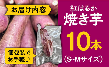 【数量限定】【ねっとり甘い熟成サツマイモ】冷凍焼き芋（紅はるか） 10本(S〜M) / さつまいも やき芋 冷凍 小分け 個包装 冷やし焼き芋 / 南島原市 / 池田海陸物産 [SEW002]