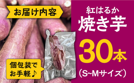 【数量限定】【ねっとり甘い熟成サツマイモ】冷凍焼き芋（紅はるか） 30本(S〜M) / さつまいも やき芋 冷凍 小分け 個包装 冷やし焼き芋 / 南島原市 / 池田海陸物産 [SEW003]