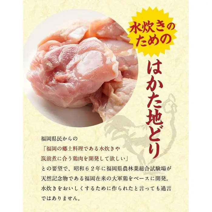 水炊き はかた地どり水炊き6種盛りセット 3～4人前 ラー麦麺付き | 水たき セット ご当地 お取り寄せ グルメ ご当地グルメ お取り寄せグルメ 食品 加工食品 人気 おすすめ 鶏肉 鶏 鍋 お鍋 特産品 九州 博多 送料無料 福岡県 福岡市 福岡 博多 冷凍