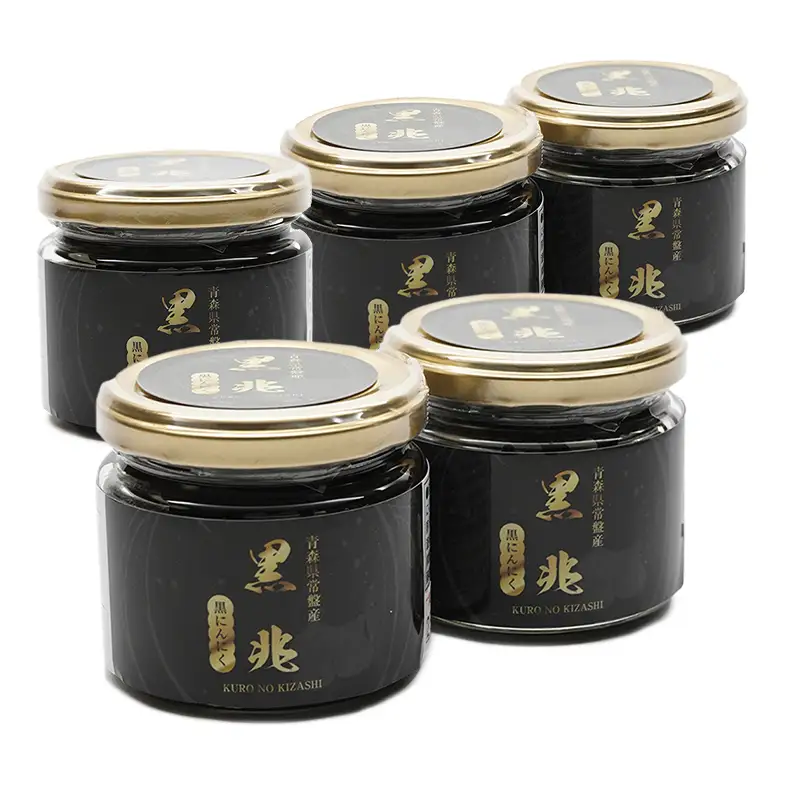 ≪青森県産 熟成黒にんにくペースト≫ 黒兆 750g (150g入りビン×5本) 【常盤加工販売組合】 無添加 F41-0052