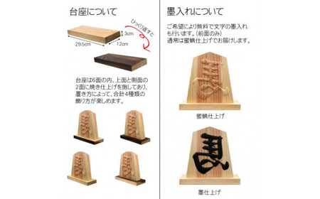 高彫り飾り駒 左馬 8.3寸 (飾り駒/台座・各1枚) ふるさと納税 福知山市 表札 木製 木彫り 高彫り 木工 木製品 オーダーメイド 【fc-ZG048】【天法株式会社】