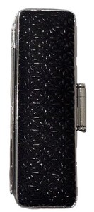 天然水晶15mm丸×60mm丈　実印　甲州印伝ケース付　桐箱入り[5839-2028] 天然水晶【菊菱柄】