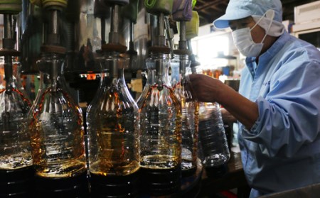 宮崎醤油1L ５本セット [マルミヤ本店 宮崎県 日向市 452060979]