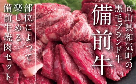 DD-20　牛肉　備前牛（黒毛牛）焼肉セット　500g