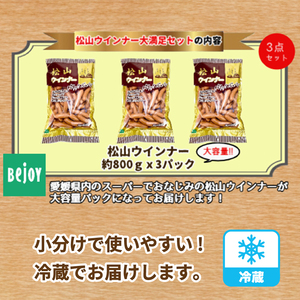ウインナー 約 2.4kg ( 800g × 3パック ) 【BJ009】ウインナー ウインナー ウインナー ウインナー ウインナー