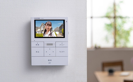 ドアホン インターホン テレビ モニター テレビドアホン TD-SM3010T-WSH ホワイト/ガンメタリック 録画機能 動画 自動録画 広角レンズ LEDライト 留守 簡単操作 アイリスオーヤマ 
