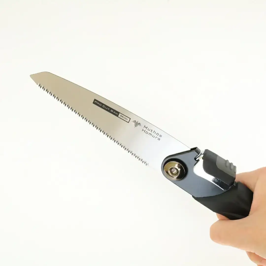 Pro Cut Saw Mini(ノコギリ) 125mm Black Collection ケース付 のこぎり 鋸 アウトドア用品 キャンプ用品 ブラック  [Muthos Homura] 【010S452】
