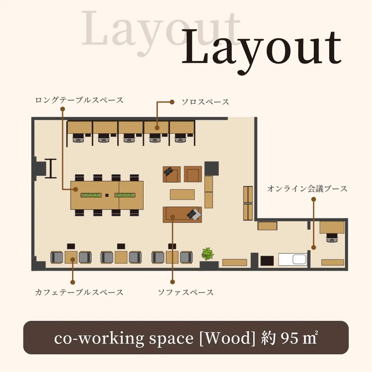 サテライトオフィスenコワーキングスペース ゲスト1日利用券2枚