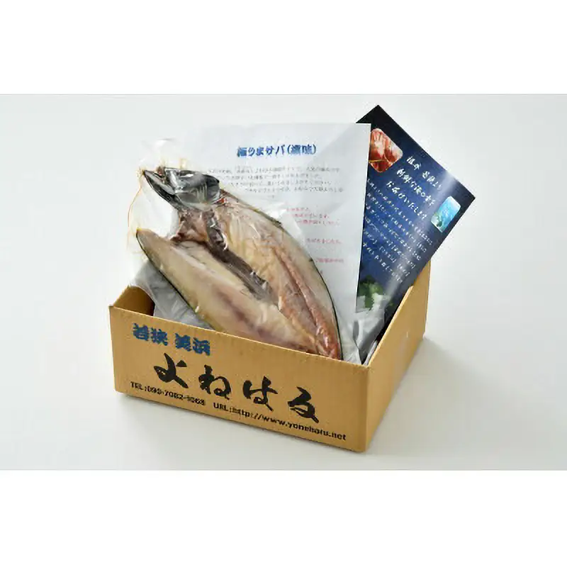 干物 鯖一夜干し よねはるお薦めの 極うま サバ（塩味）3尾　鯖 サバ [m17-b018]
