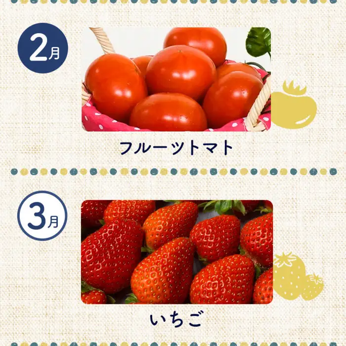 【12ヶ月定期便】野菜 くだもの 米（月替わりで毎月お届け）