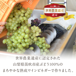 【満点☆青空レストランで紹介されました！】【6回定期便】ドリンクビネガー（ぶどう720ml）12本セット ※ぶどう×2本を6回お届け 182-022
