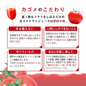 【 定期便6ヶ月連続お届け】 カゴメトマトジュース 食塩無添加 200ml 紙パック 48本   【 トマトジュース 】