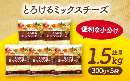 とろけるチーズ出品 ツアー衣装 specialめいくあっぷ とろけるチーズ ミックスチーズ 300g×5袋[AEAA001] | 愛知県愛西市