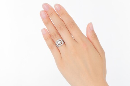 【ふるなび限定】【一点もの】ダイヤモンド（1.010ct）プラチナリング　R88　K05144-H　FN-Limited-SP