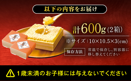 国産巣みつ 600g(300g×2個) / ハチミツ 蜂蜜 ハチミツ[AFAI005]