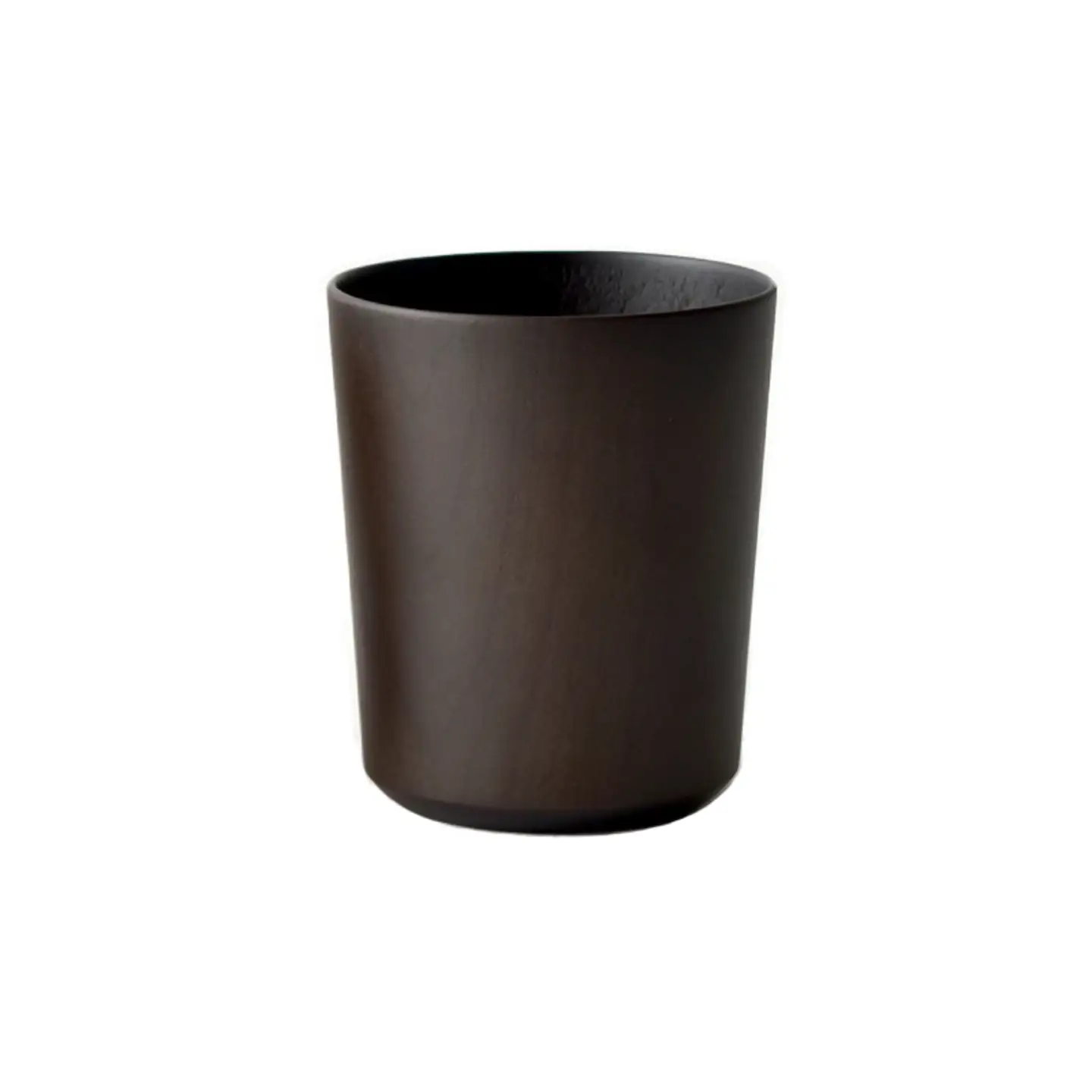 【Hacoa】食卓に温もりを添える天然木チェリーのコップ ダークブラウン「Wooden Cup」