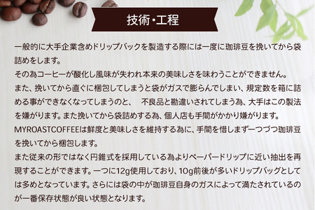 ドリップバッグコーヒー まいろーさんのドリップバッグセット 4銘柄×1袋 (計4袋)