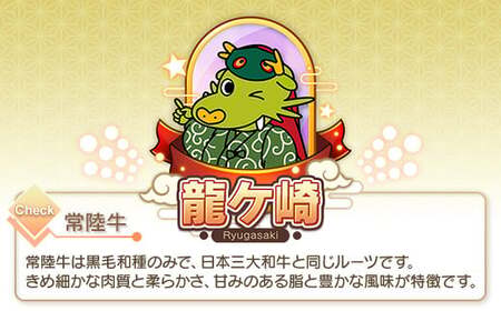 「黒毛和牛の常陸牛」食べ比べセット(茨城県共通返礼品) | 黒毛和牛 すき焼き 焼肉
