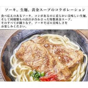 本ソーキそば（10食）生麺タイプ 特製スープ付き｜沖縄そば【宮良そば】ソーキそば　人気