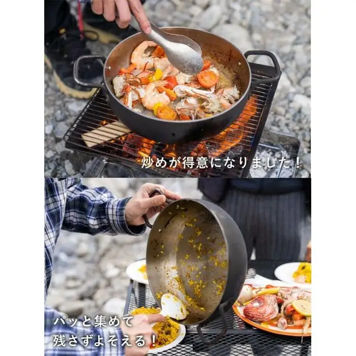 TSBBQ ライトステンレスハーフダッチオーブン　10インチ　ミラー仕上げ（TSBBQ-029）