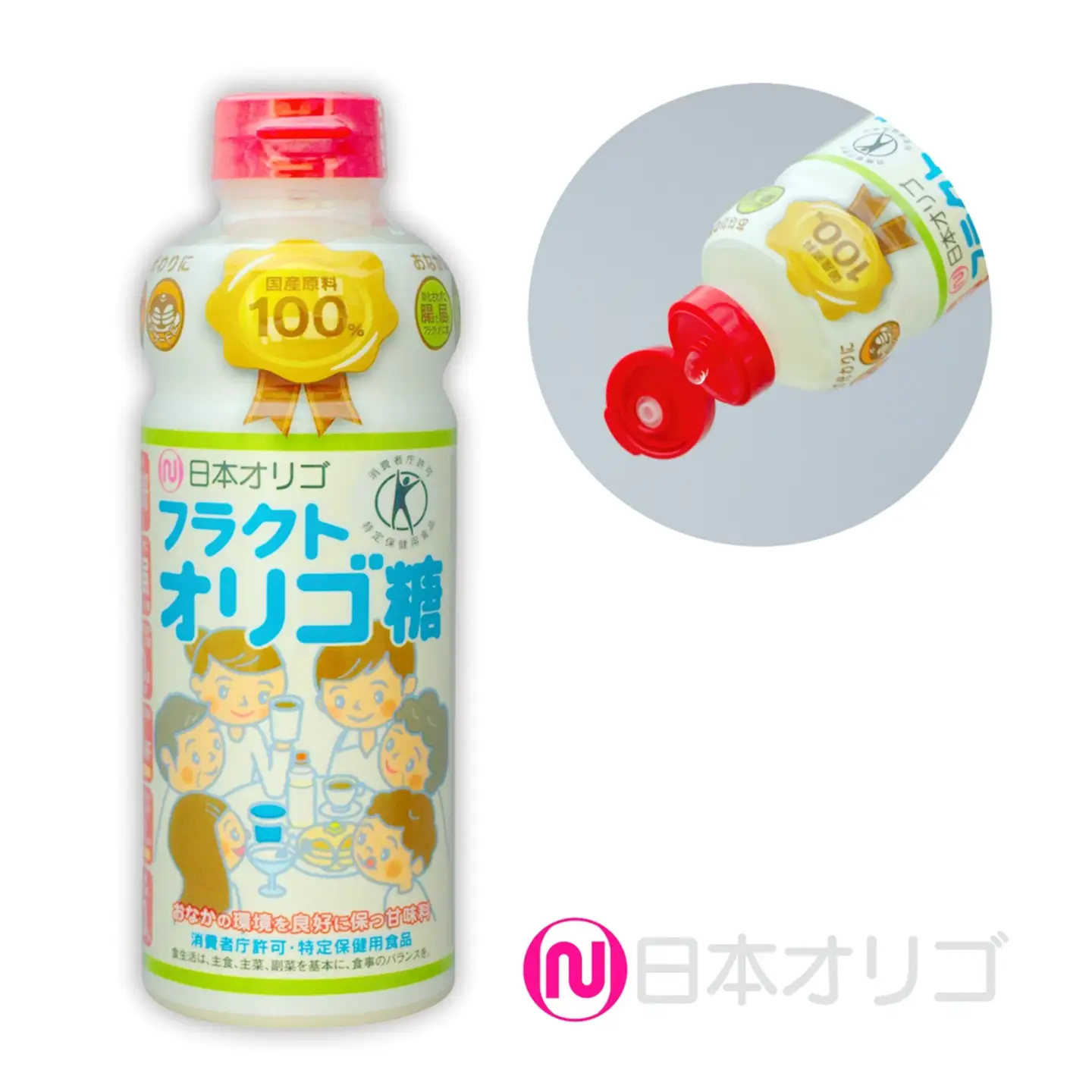 日本オリゴのフラクトオリゴ糖(トクホ)700g×4本