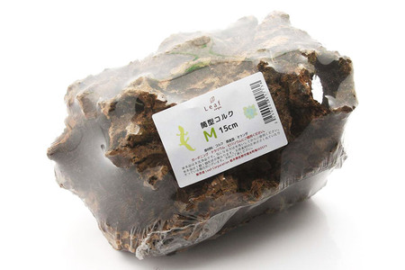 形状お任せ 筒型コルク Mサイズ 長さ15cm エアプランツ 着生植物 [株式会社チャーム charm コルク樹皮 バックパネル ビバリウム 養生植物]