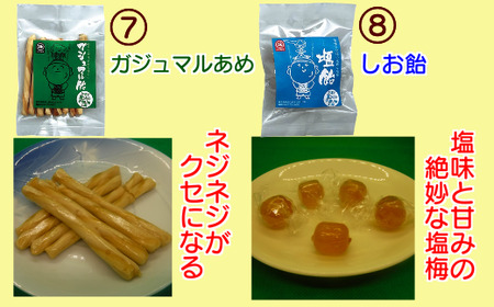 【たねがしまる4000】種子島 浜添製菓 かまど 直火 伝統製法 昔ながらの 手づくり 飴 お好きな あめ1種 ×8袋　NFN909【100pt】 