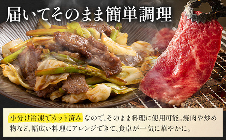 阿蘇あか牛 上ロース 合計約500g 約100g×5袋 株式会社LARKS《30日以内に出荷予定(土日祝除く)》お肉 和牛 あか牛 焼肉 熊本県産 九州産 国産 冷凍 送料無料