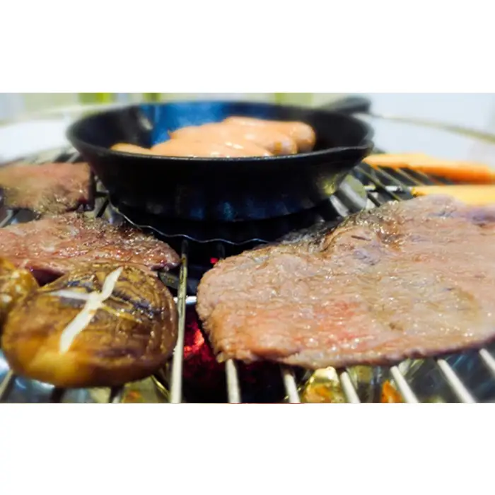 松川牧場のこだわり牛肉　BBQ・焼肉セット 500g ロース部位から1パック カルビ部位から1パックお届け 松川牧場 No.031