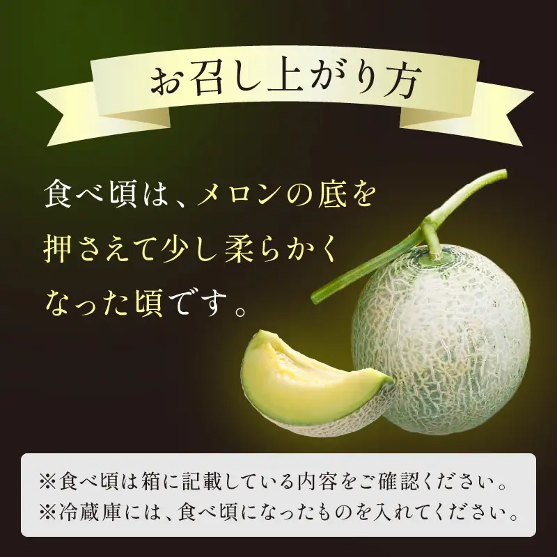 メロン／砂丘メロン 2L以上 1玉