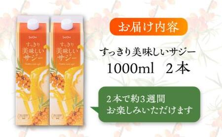 家族みんなでおいしく飲める！すっきり美味しい サジー（2本）[VAX034]